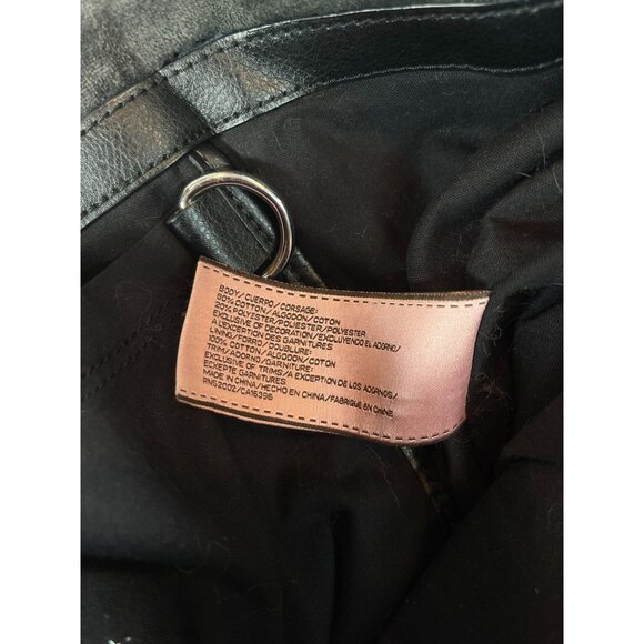 Juicy Couture Black Heart Jacquard Dearest Hobo Handbag With Charm & Adjustable - Picture 10 of 15